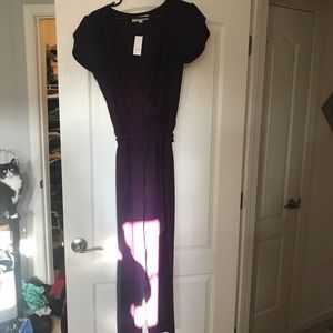 Loft purple jumpsuit